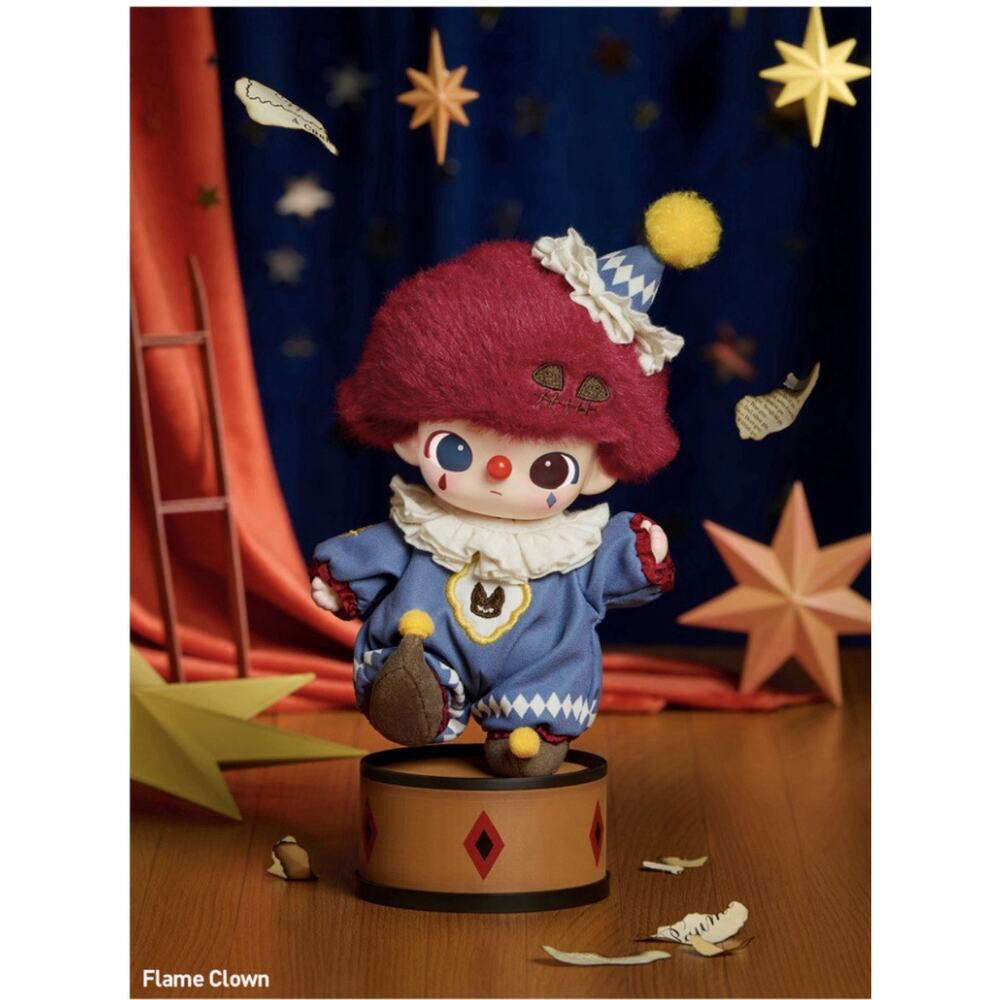 Authe WHY SO SERIOUS Series Plush Doll New  Flame Clown LaBuBu Popmart